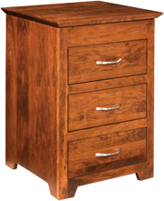 American-Made Boston 3-Drawer Nightstand