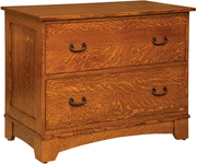 Amish Noble Mission Lateral File Cabinet