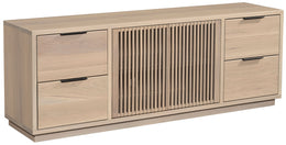 Amish Bay View 4 Drawer TV Stand
