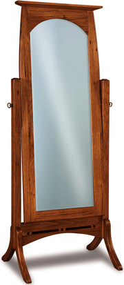 Amish Boulder Creek Beveled Cheval Mirror
