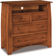 Amish Boulder Creek 4 Drawer Media Chest