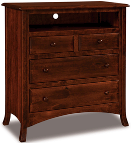 Amish Carlisle 4 Drawer Media Chest