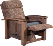 Amish Kimbolton Recliner in Reclaimed Barnwood