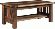 Amish Tiverton Coffee Table in Reclaimed Barnwood