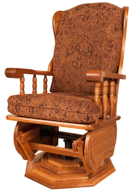 Amish New Port 400 Swivel Glider