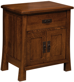 Amish Grant 1-Drawer/2-Door Nightstand
