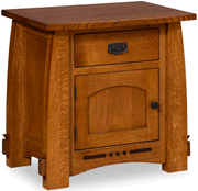 Amish Colebrook 1 Drawer/1 Door Nightstand