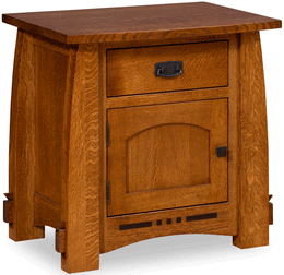 Amish Colebrook 1 Drawer/1 Door Nightstand