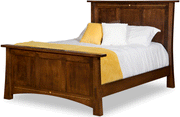 Amish Mesa Panel Bed