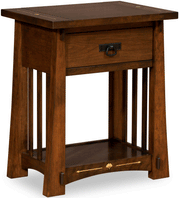 Amish Mesa Open Nightstand