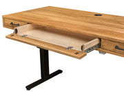 Amish Bordeaux Lift Desk
