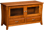 Amish Berkley TV Cabinet with Doors