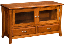 Amish Berkley TV Cabinet with Doors