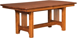 Amish Craftsman Mission Trestle Table