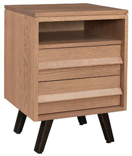 Amish Wyndham 2 Drawer Nightstand