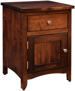 Amish Roxbury 1-Drawer/1-Door Nightstand