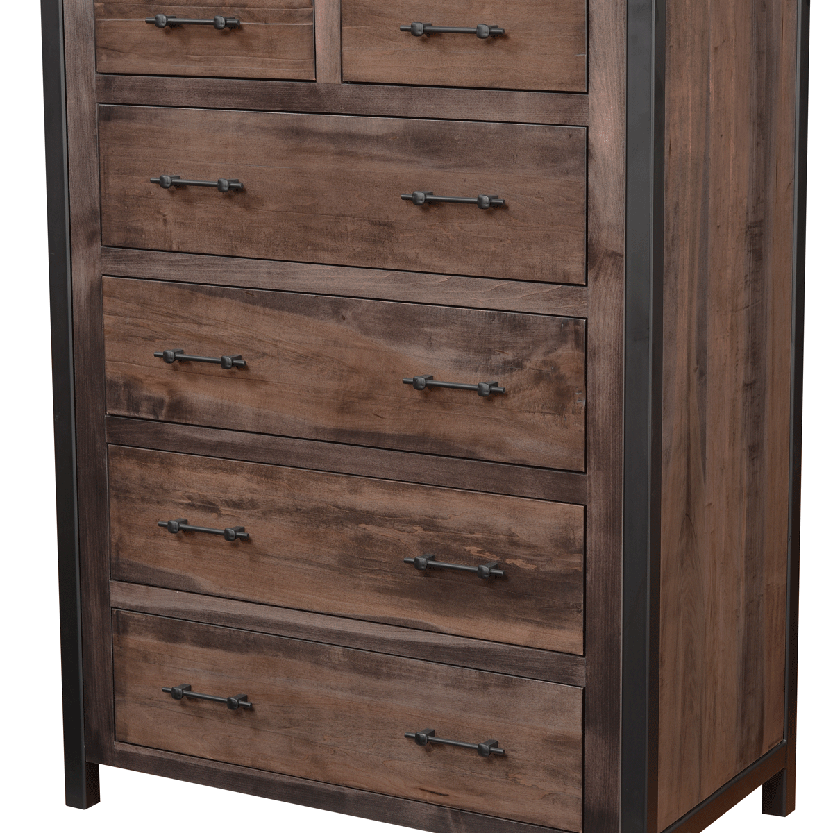 Amish Structura Rustic Bureau in Brown Maple – AmishOutletStore