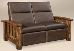 Amish Houston Loveseat Recliner