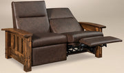 Amish Houston Loveseat Recliner