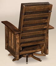 Amish Houston Swivel Glider