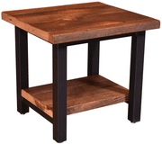 Amish Imperial End Table in Reclaimed Barnwood