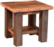 Amish Almanzo End Table in Reclaimed Barnwood
