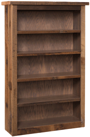 Amish Barnwood Bookcase in Reclaimed Barnwood