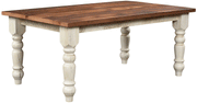 Amish Farmhouse Table in Reclaimed Barnwood