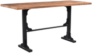 Amish Bridgeport Bar Table in Reclaimed Barnwood