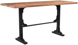Amish Bridgeport Bar Table in Reclaimed Barnwood