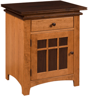 Amish Maple Creek 1 Drawer/1 Door Nightstand