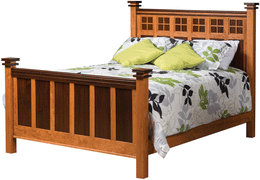 Amish Maple Creek Panel Bed