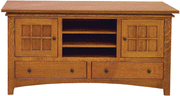 Amish Maple Creek Tall TV Stand