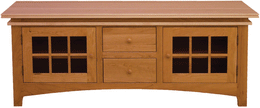 Amish Maple Creek Low TV Stand