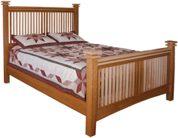 Amish Maple Creek Slat Bed