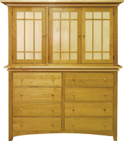Amish Maple Creek Double Armoire