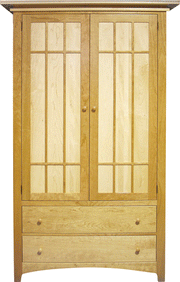 Amish Maple Creek 2 Drawer Armoire