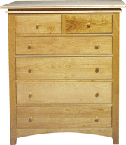Amish Maple Creek 6 Drawer Chest
