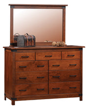 Amish Montrose Double Mule Dresser with Mirror