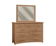 Amish Wilson High Dresser with Mirror