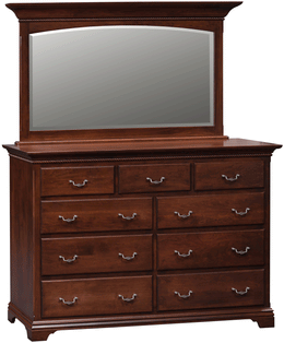 Amish Verona Dresser with Mirror