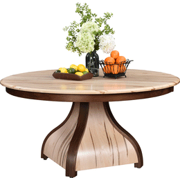 Amish Buckingham Single Base Table