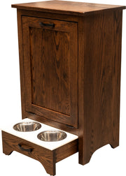 Amish Roseville Pet Dining Station