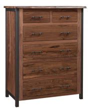 Amish Structura Bureau in Live Edge Rustic Walnut