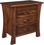 Amish Catalina 3-Drawer Nightstand
