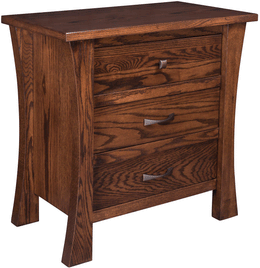 Amish Catalina 3-Drawer Nightstand
