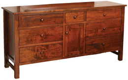 Amish Cabin Creek Door Dresser