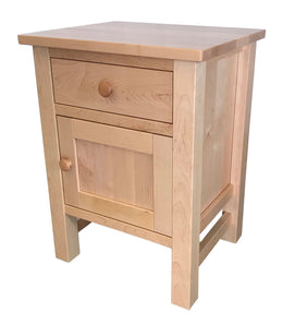Amish Cabin Creek 1-Drawer/1-Door Nightstand