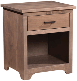 Amish Kentucky Shaker 1-Drawer Nightstand