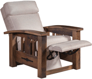 Amish Tiverton Recliner in Reclaimed Barnwood